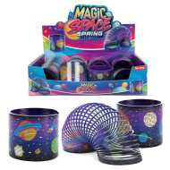 Űr motívumos lépcsőjáró spirál játék