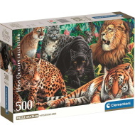 Nagymacskák HQC 500db-os compact puzzle - Clementoni