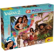 Vaiana 2 2 az 1-ben 48db-os puzzle és színező 35x25cm - Lisciani