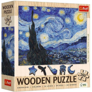 Van Gogh: Csillagos éj 200db-os fa puzzle - Trefl