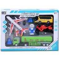 Városi játékszett 4db járművel