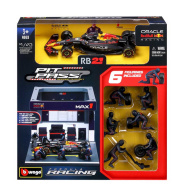 Bburago: F1 versenyautó - Red Bull RB21 Pit / Max Verstappen 1/43