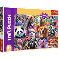 Vicces állatportrék 300db-os puzzle - Trefl