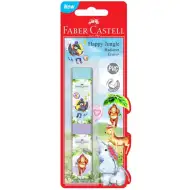Faber-Castell: Vidám dzsungel PVC menetes radír 2db-os szett
