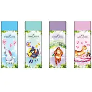 Faber-Castell: Vidám dzsungel PVC menetes radír négyféle változatban