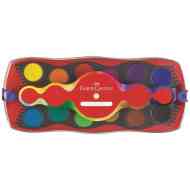 Faber-Castell: Vízfesték 12 színű összeilleszthető elemekkel