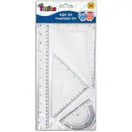 Vonalzó készlet 4db-os 30cm-es
