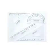 Nebulo: Vonalzó szett 4db-os  15cm-es vonalzóval