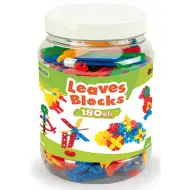 Kétdimenziós építőelemek tároló edényben 180db-os szett - Wader