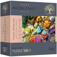 Wood Craft: Színes koktélok fa puzzle 500+1db-os - Trefl