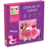 WowBox: Led Fény Fonalkép - Flamingó