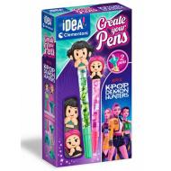 Idea Art Mini: K-Pop Démonvadászok tollkészítő szett Zoey és Mira - Clementoni