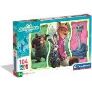 Zootropolis 2 104 db-os Super Color Puzzle - Clementoni