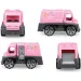 LENA: Truxx Rózsaszín lószállító autó lóval és figurával