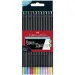 Faber-Castell: Black Edition Pastel színes ceruza szett 12db-os