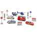 Majorette: S.O.S. hatósági játékszett kisautókkal - Simba Toys