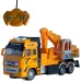 RC Távirányítós építőipari markoló vagy daruskocsi munkagép fénnyel kétféle változatban 27MHz 1/36-os méretarány 20cm