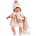 Llorens: Lola síró baba cumival, sapkával és sállal 38cm