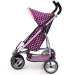 Lila háromkerekű babakocsi 36x56x71cm