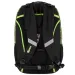 Spirit: Campus zöld-fekete lekerekített iskolatáska, hátizsák 46x32x19cm