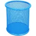 Spirit: Neon kék fémhálós hengeres ceruzatartó
