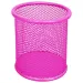 Spirit: Neon pink fémhálós hengeres ceruzatartó