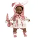 Llorens: Nicole 42cm-es síró baba nyuszis mellényben