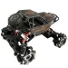 RC Távirányítós oldalirányban mozgatható Cross Country Jeep rugós felfüggesztéssel és fényeffektekkel 21cm 2,4 GHz