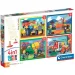 Noli elfoglalt 4az1-ben Supercolor puzzle - Clementoni