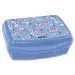 Ars Una: Pearl Blossom Blue virágos uzsonnás doboz 16,5x6x13,5cm