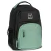 Ars Una: Celtic mentazöld-fekete AU-5 iskolatáska, hátizsák 33x49x23cm
