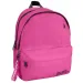 Must: Négyrekeszes lekerekített pink iskolatáska, hátizsák 32x19x42cm