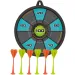 Két oldalas darts tába tapadókorongos nyilakkal