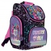 Monster High fekete-lila ergonomikus iskolatáska, hátizsák 35,5x27,5x16cm
