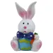 Húsvéti vidám kerámia nyuszi többféle változatban 10cm