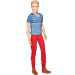 Barbie: Fashionista Ken baba piros nadrágban - Mattel