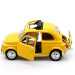 Bburago: Fiat 500L (1968) fém autó sárga színben 1/24