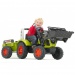 Claas Arion 430 lábbal hajtós markolós traktor utánfutóval - FALK