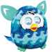 Furby BOOM interaktív plüss világoskék hullám mintával - Hasbro