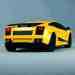 Lamborghini Superleggera távirányítós autó sárga színben 1/24 - Jamara Toys
