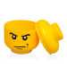 Lego Tároló Mérges minifigura fej