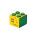 Lego tároló mini kocka 4 sötét zöld