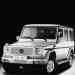 Mercedes G55 távirányítós autó ezüst színben 1/14 - Jamara Toys