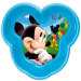 Mickey egér műanyag étkészlet 5db-os