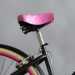 Retro női kerékpár fekete-rózsaszín 28-as méret