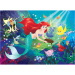 Ariel a kis hableány 2 az 1-ben 60db-os puzzle és színező 50x35cm - Lisciani