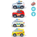 ABC Emergency Team kisautó fénnyel és hanggal, többféle, 1 db - Dickie Toys