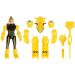 Quantum Heroes: Dinoster Delby akciófigura sárga páncéllal 20 cm