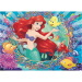 Ariel a kis hableány 2 az 1-ben 48db-os puzzle és színező 35x25cm - Lisciani