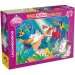 Ariel a kis hableány 2 az 1-ben 108db-os puzzle és színező 70x50cm - Lisciani